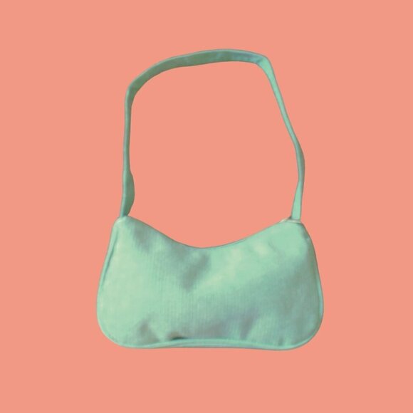 Mint Condition: Ribbed Sage Green Corduroy Shoulder Bag – Brand New! - Picture 4 of 5